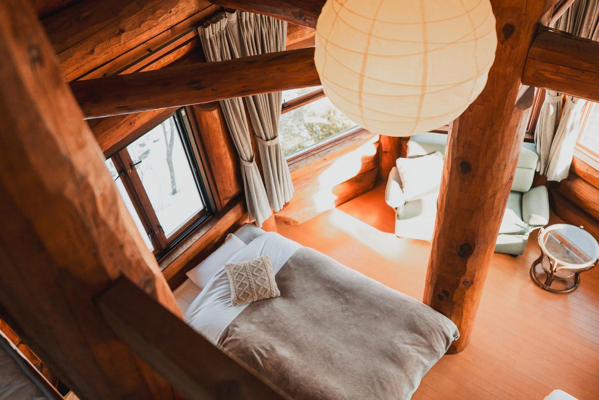 Hakuba Pension & Log Hotel Meteor Eksteriør bilde