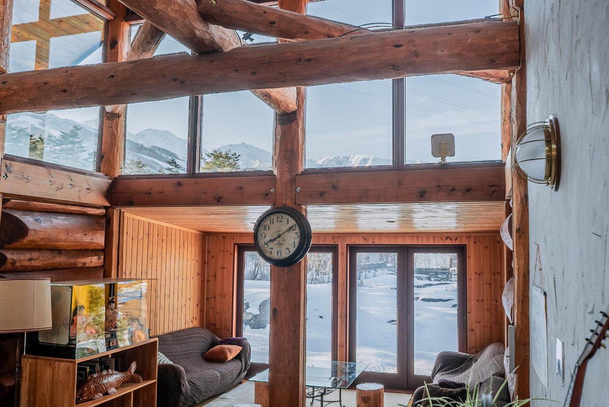 Hakuba Pension & Log Hotel Meteor Eksteriør bilde